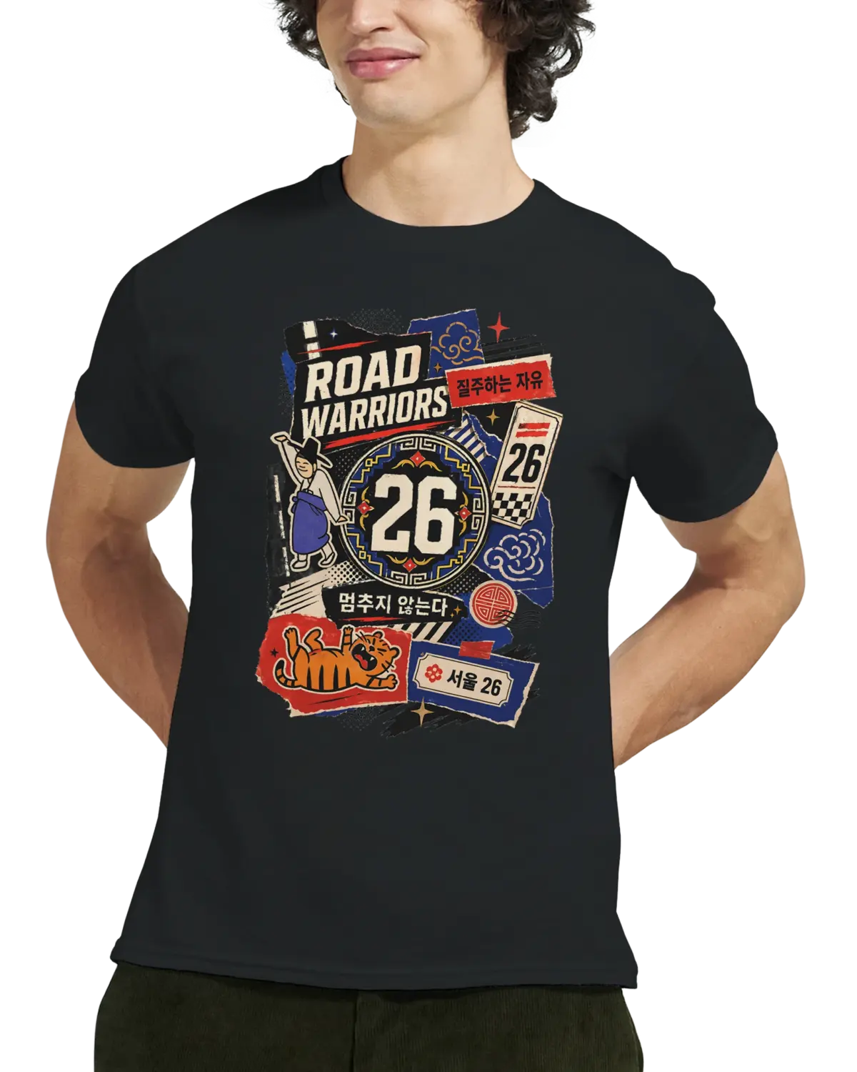 "Road warriors" Heavyweight Unisex Crewneck T-shirt | Gildan® 5000