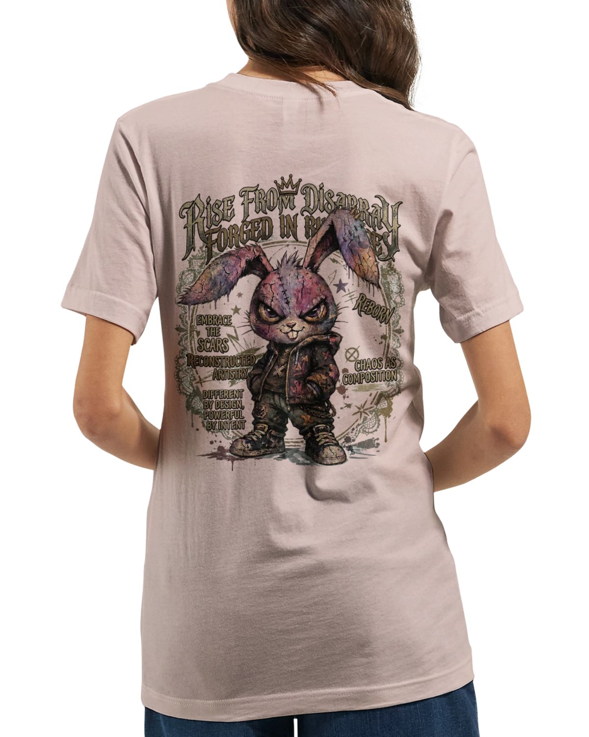 "RE-BORN: UNBROKEN" Premium Unisex Crewneck T-shirt | Bella + Canvas 3001