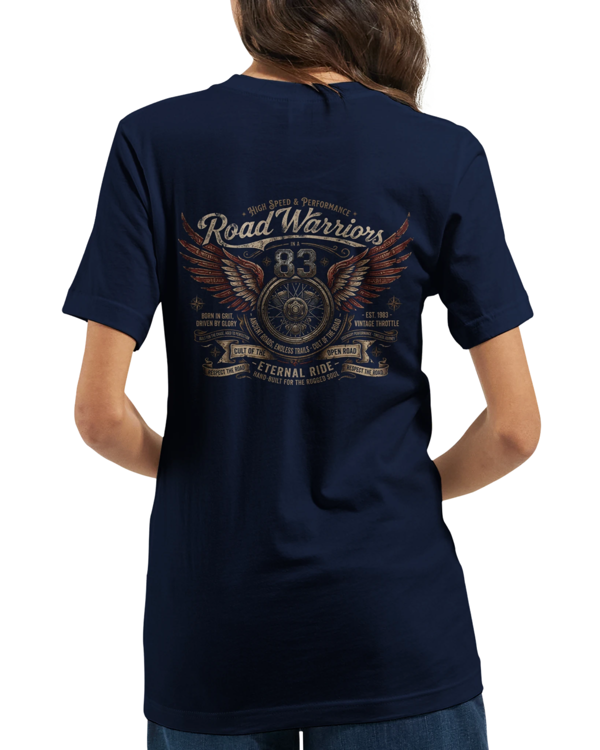 "Road warriors" Premium Unisex Crewneck T-shirt | Bella + Canvas 3001