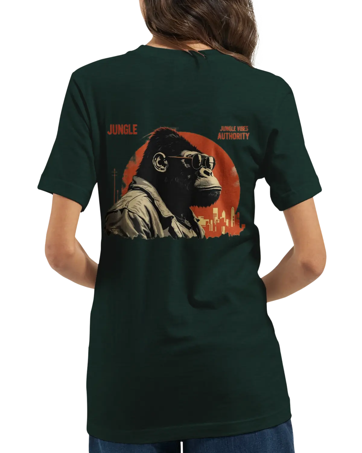 "Jungle authority" Premium Unisex Crewneck T-shirt | Bella + Canvas 3001