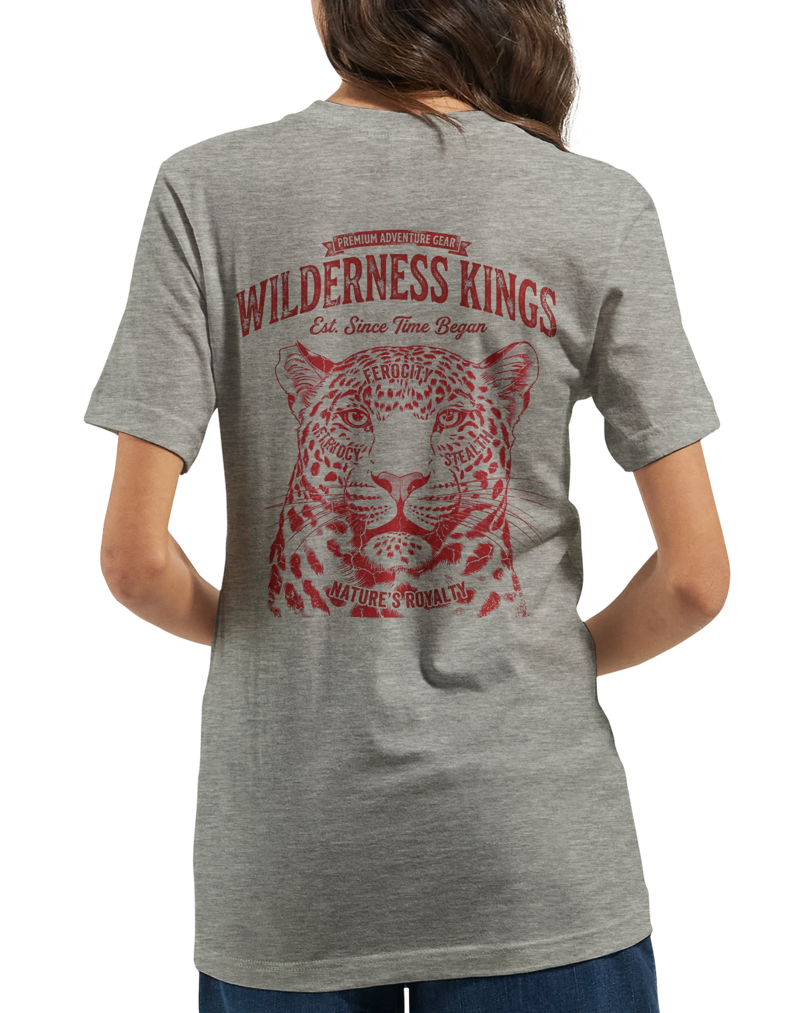 "Wilderness Kings" Premium Unisex Crewneck T-shirt | Bella + Canvas 3001 - Image 4