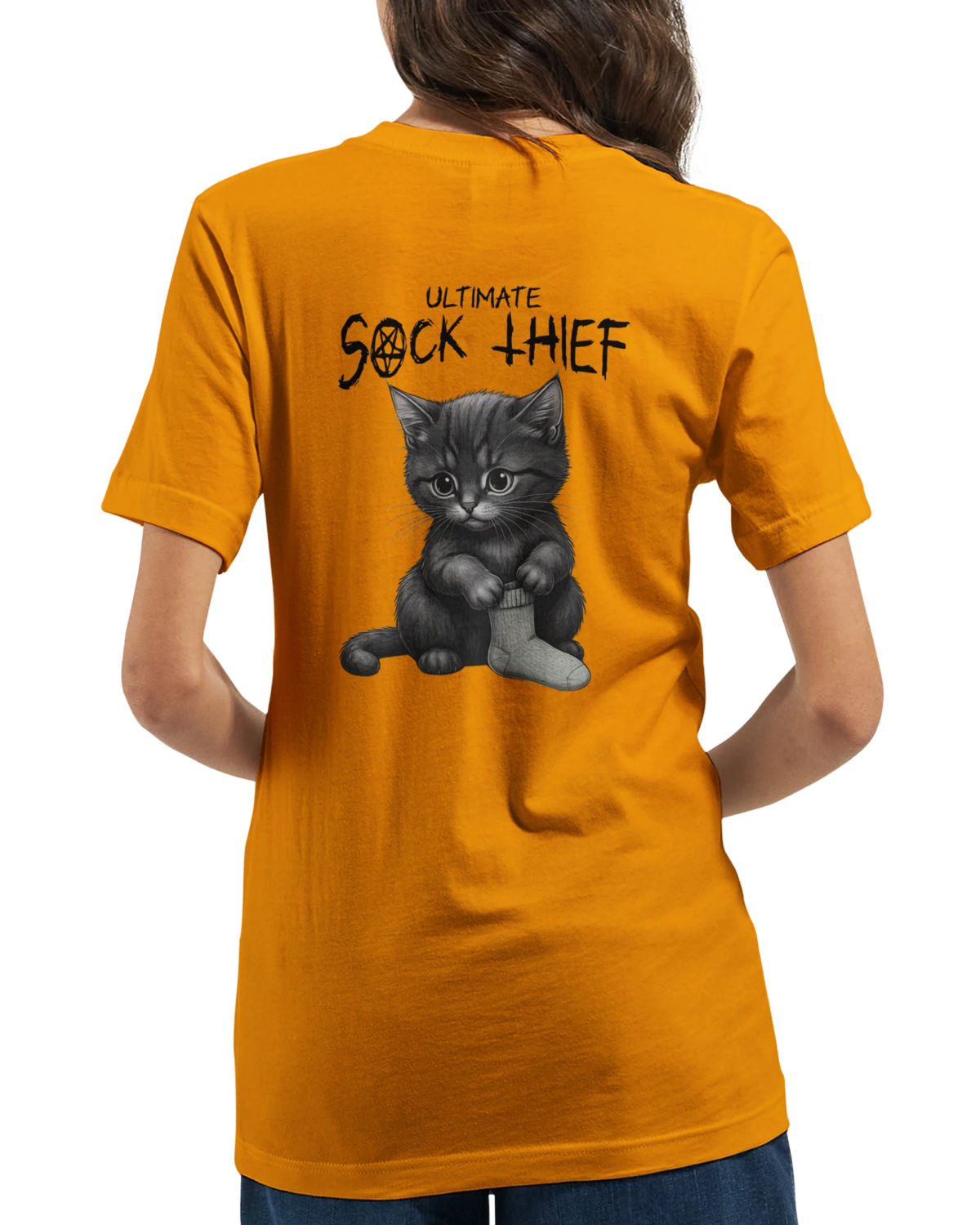 "Ultimate sock thief" Premium Unisex Crewneck T-shirt | Bella + Canvas 3001
