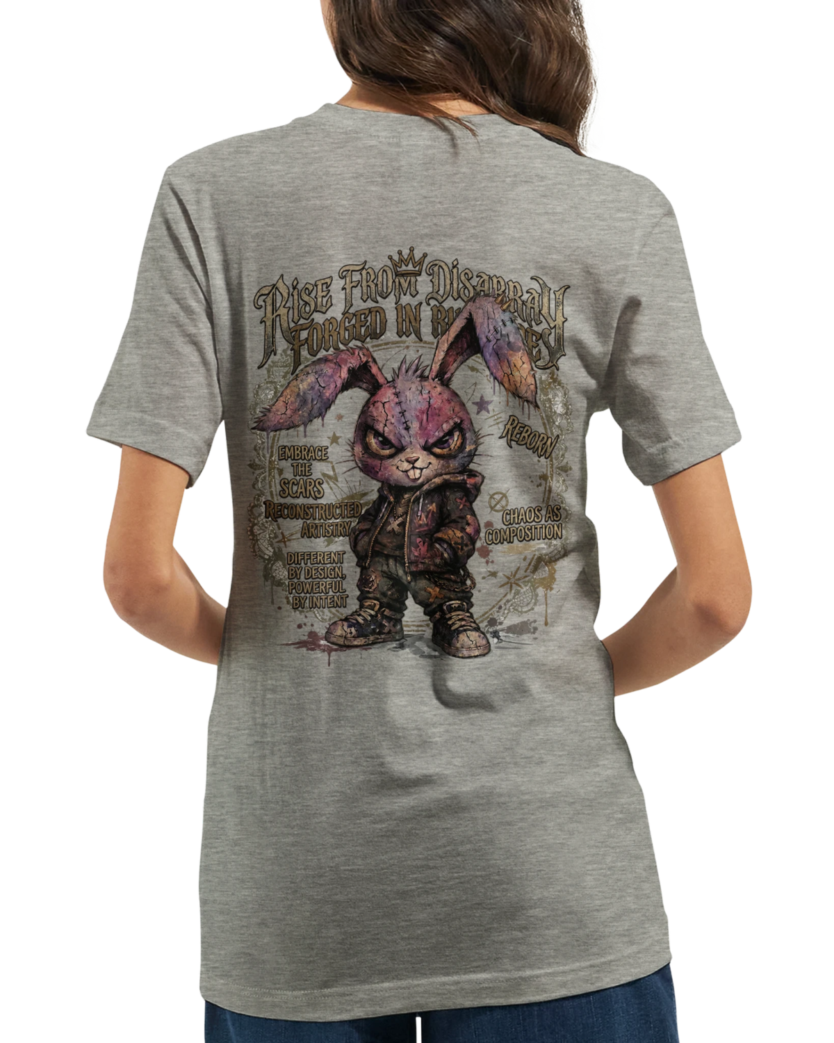 "RE-BORN: UNBROKEN" Premium Unisex Crewneck T-shirt | Bella + Canvas 3001
