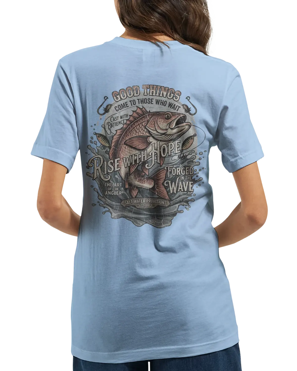 "Rise with hope" Premium Unisex Crewneck T-shirt | Bella + Canvas 3001