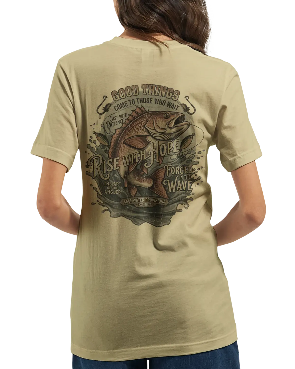 "Rise with hope" Premium Unisex Crewneck T-shirt | Bella + Canvas 3001