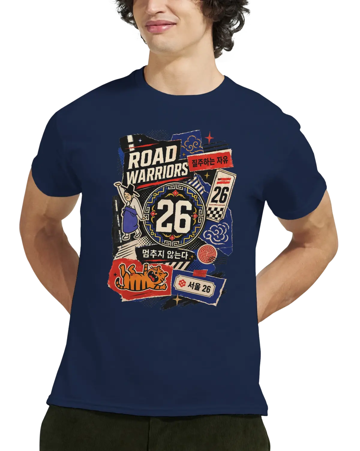 "Road warriors" Heavyweight Unisex Crewneck T-shirt | Gildan® 5000