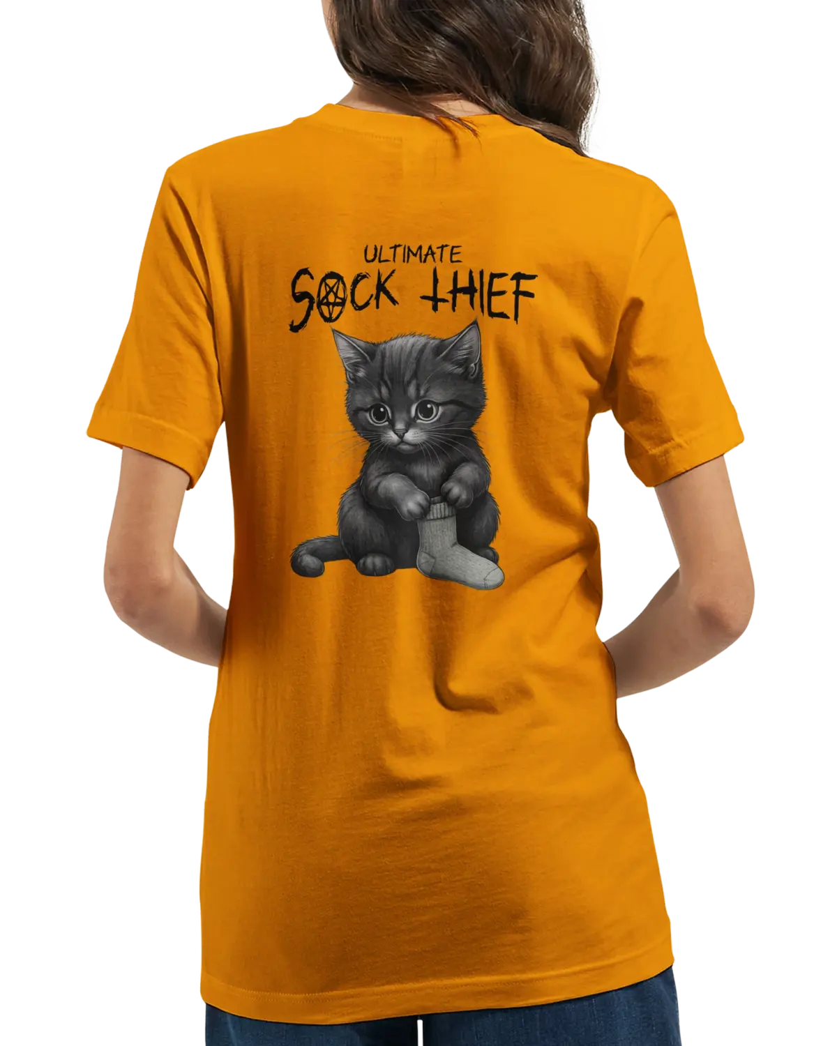 "Ultimate sock thief" Premium Unisex Crewneck T-shirt | Bella + Canvas 3001