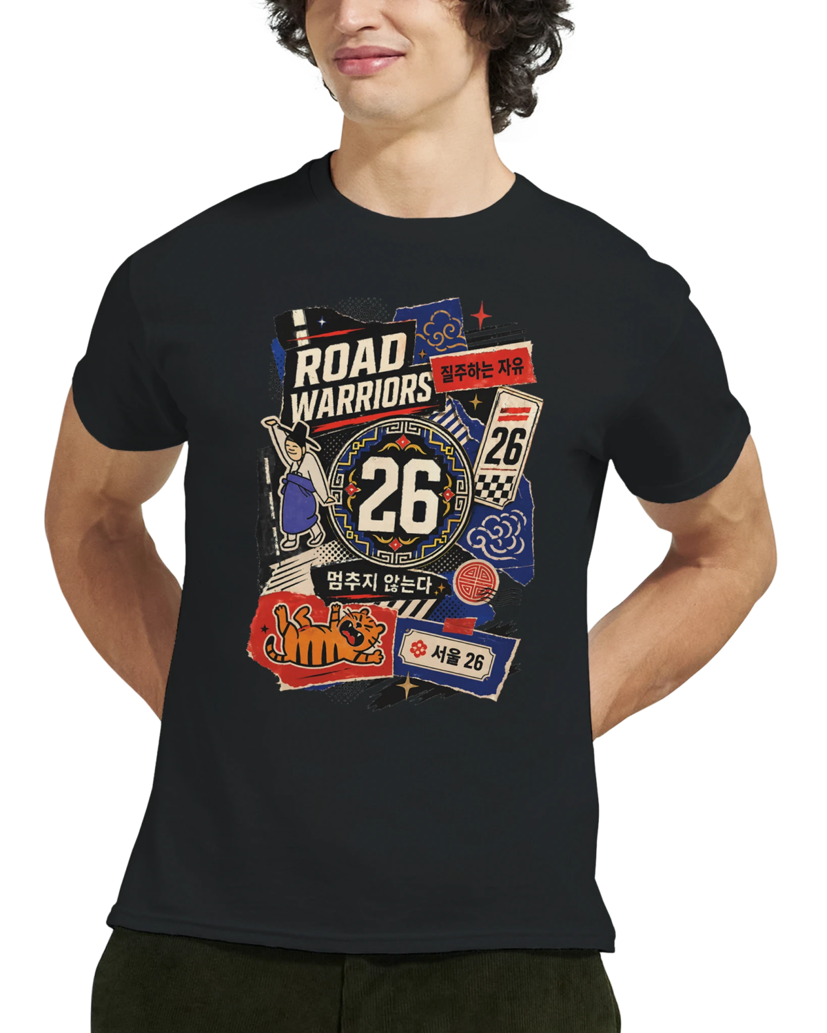 "Road warriors" Heavyweight Unisex Crewneck T-shirt | Gildan® 5000