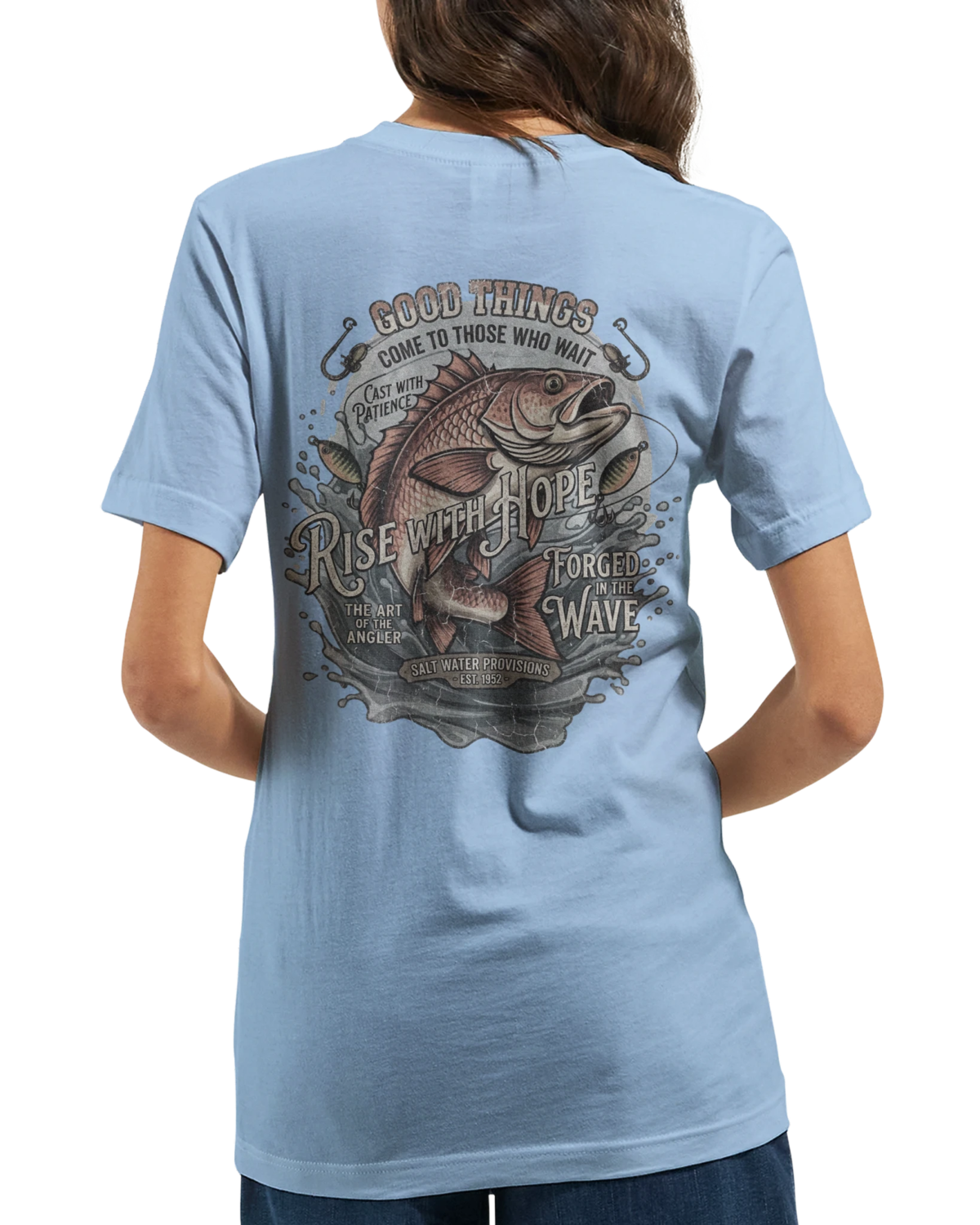 "Rise with hope" Premium Unisex Crewneck T-shirt | Bella + Canvas 3001