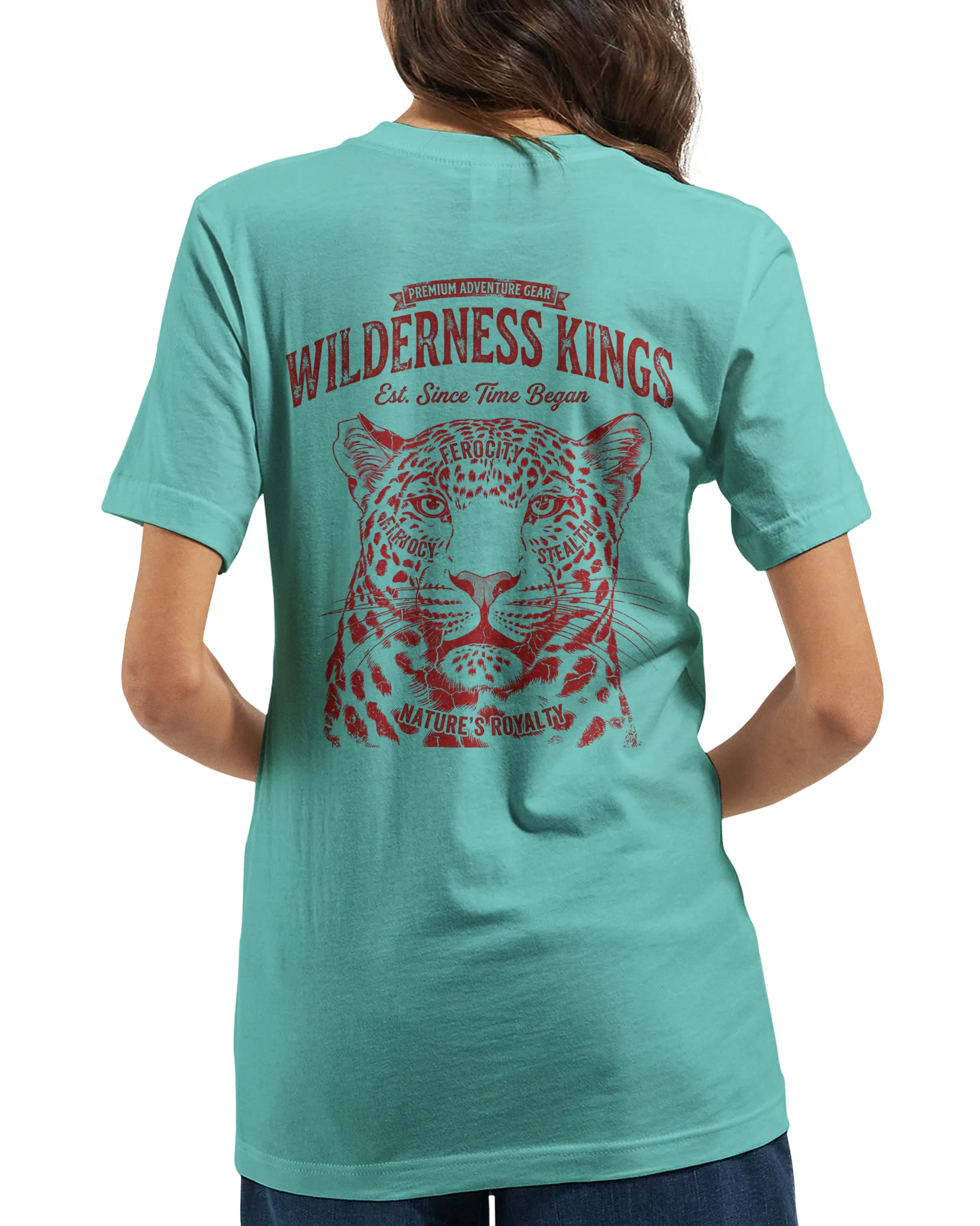 "Wilderness Kings" Premium Unisex Crewneck T-shirt | Bella + Canvas 3001 - Image 2
