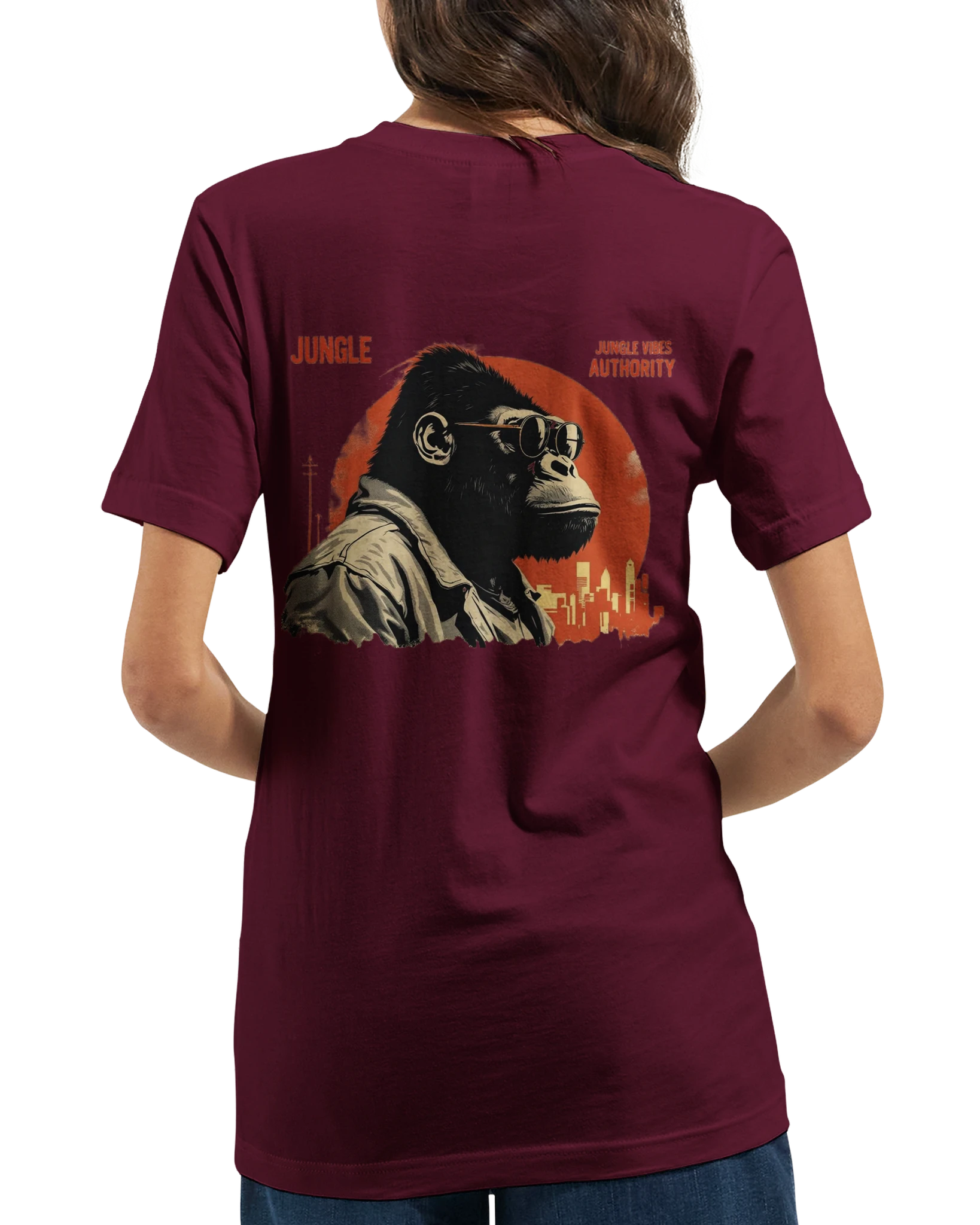 "Jungle authority" Premium Unisex Crewneck T-shirt | Bella + Canvas 3001 - Image 3