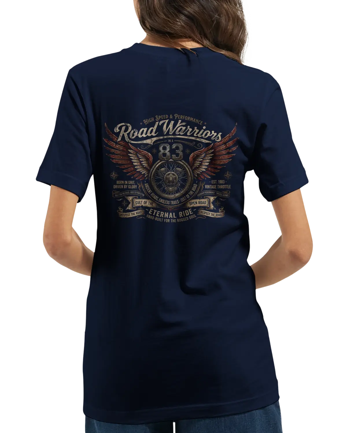 "Road warriors" Premium Unisex Crewneck T-shirt | Bella + Canvas 3001