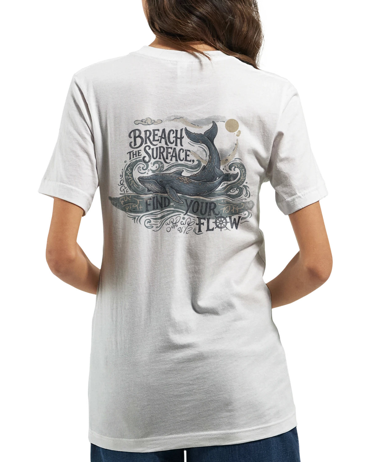 "Find your flow" Premium Unisex Crewneck T-shirt | Bella + Canvas 3001
