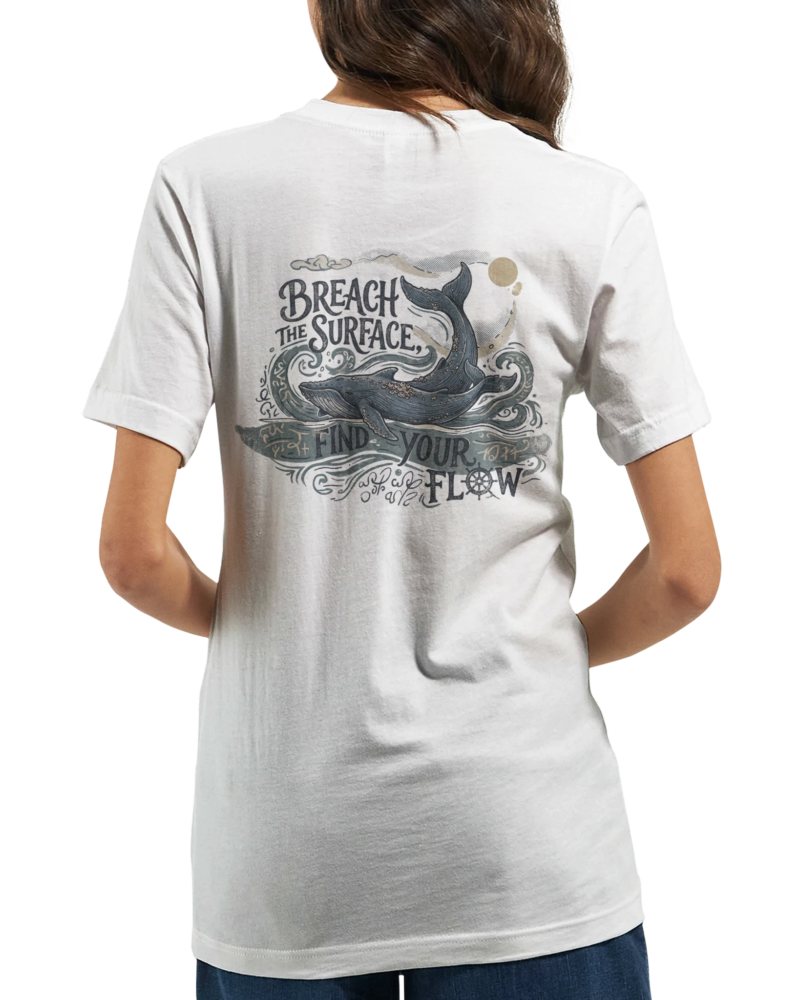 Alternative view of "Find your flow" Premium Unisex Crewneck T-shirt | Bella + Canvas 3001