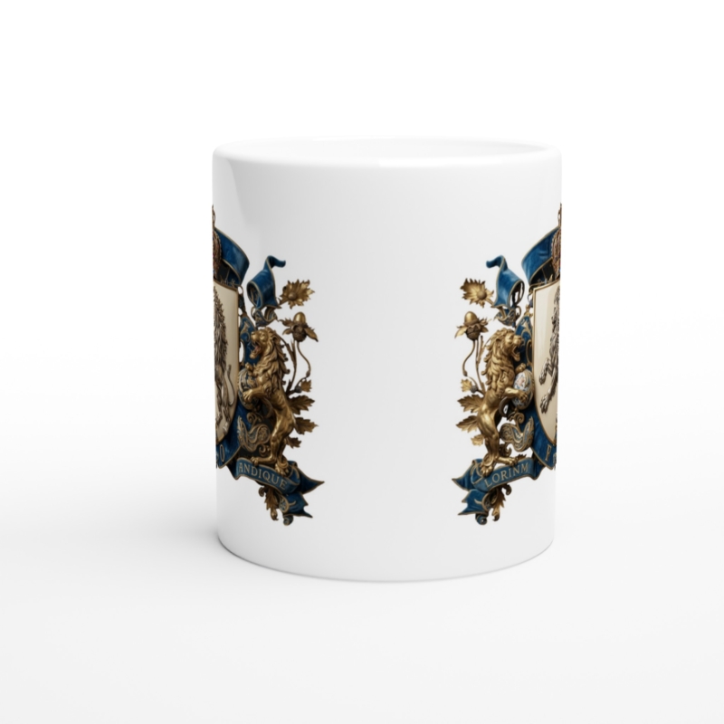 Alternative view of Eternal Glory: Imperial Seal White 11oz Ceramic Mug