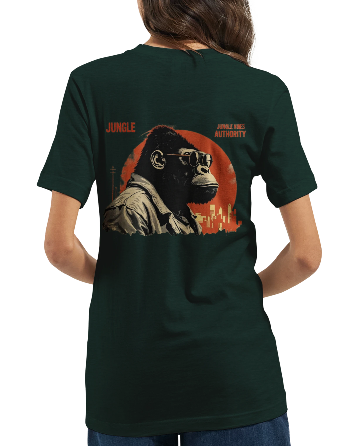"Jungle authority" Premium Unisex Crewneck T-shirt | Bella + Canvas 3001