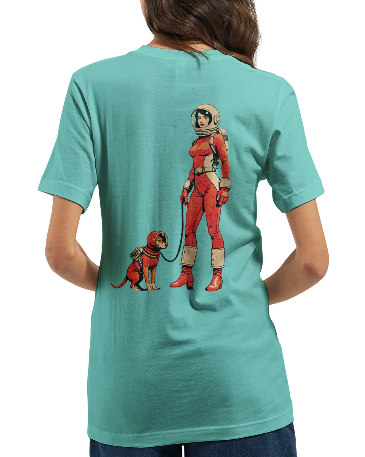 "Cosmic Companions" Premium Unisex Crewneck T-shirt | Bella + Canvas 3001