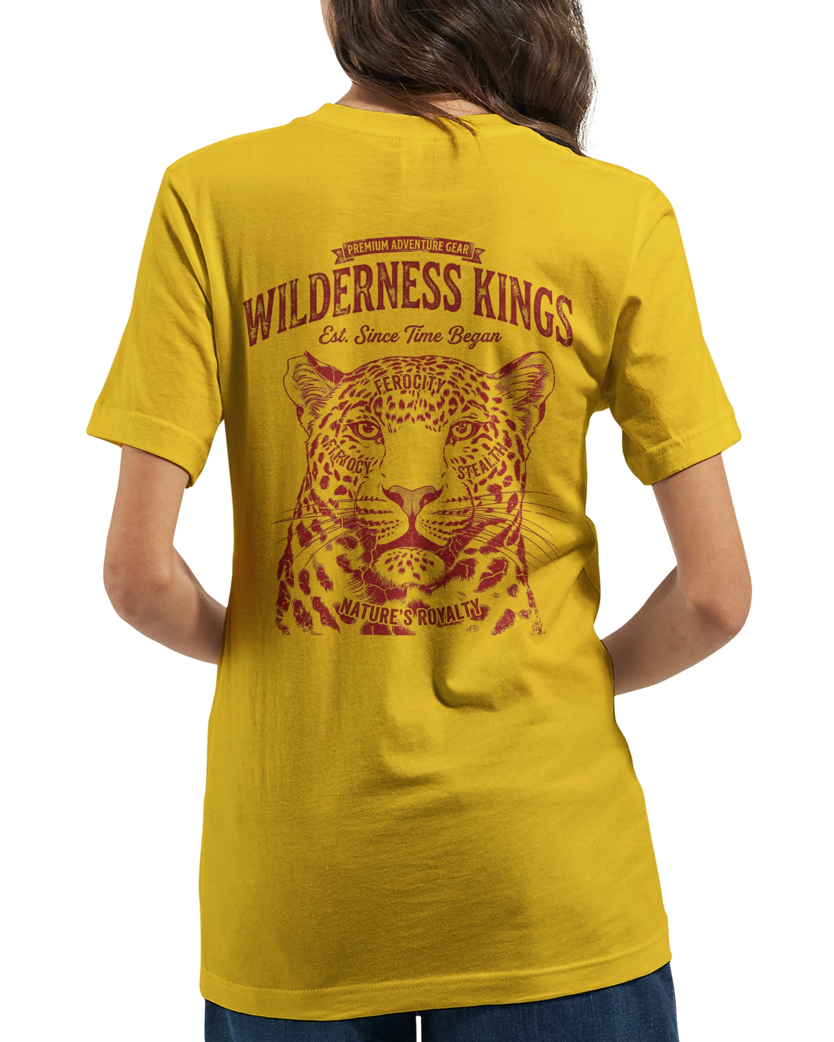 "Wilderness Kings" Premium Unisex Crewneck T-shirt | Bella + Canvas 3001 - Image 3