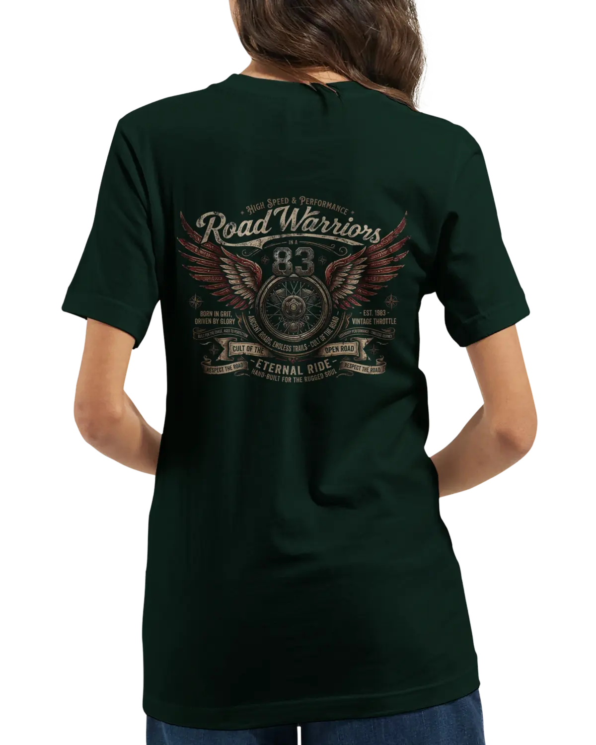 "Road warriors" Premium Unisex Crewneck T-shirt | Bella + Canvas 3001