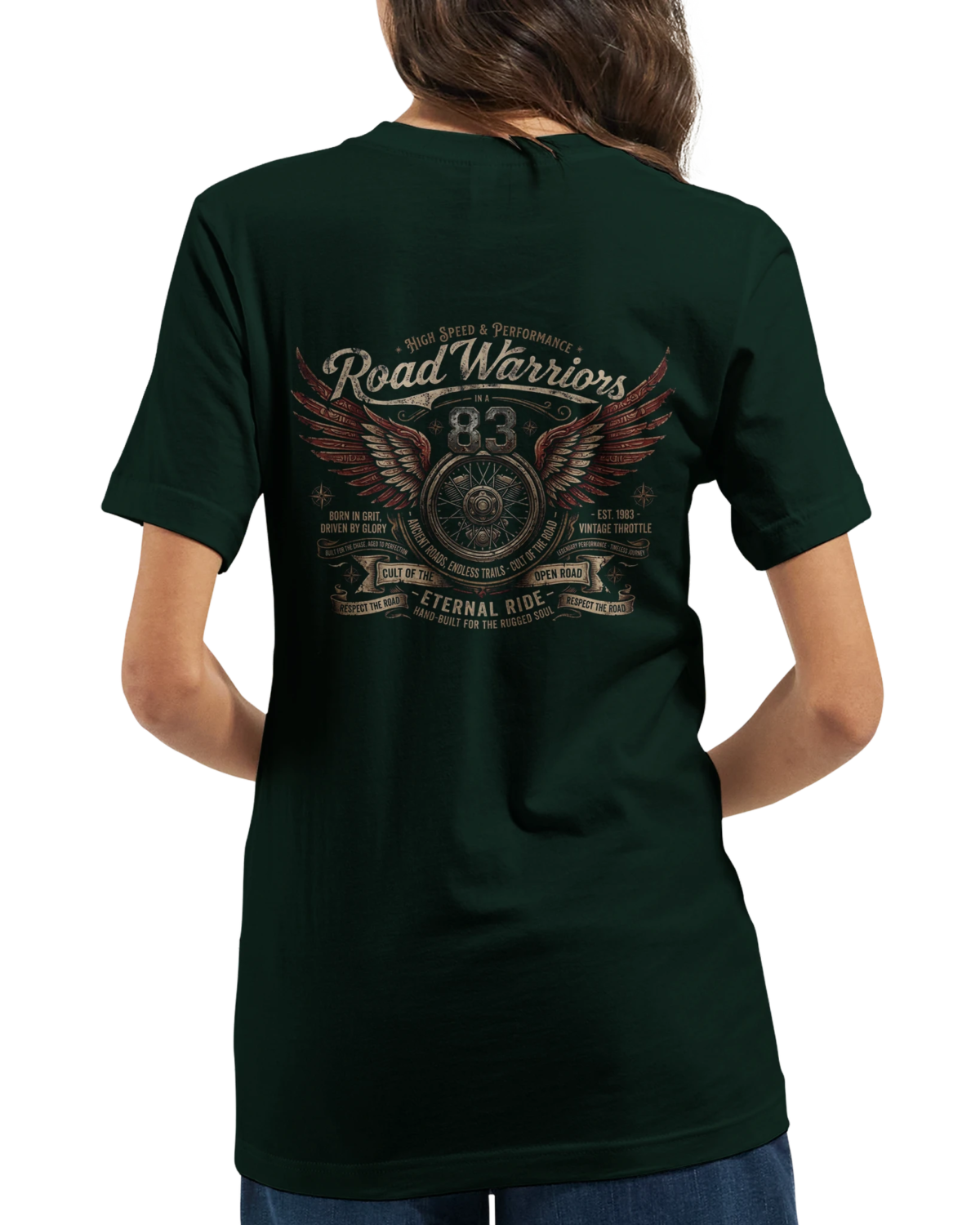 "Road warriors" Premium Unisex Crewneck T-shirt | Bella + Canvas 3001