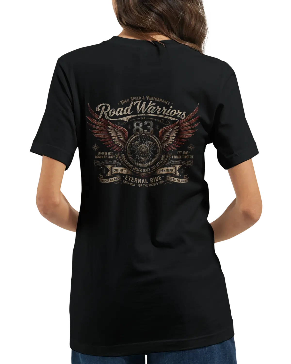 "Road warriors" Premium Unisex Crewneck T-shirt | Bella + Canvas 3001