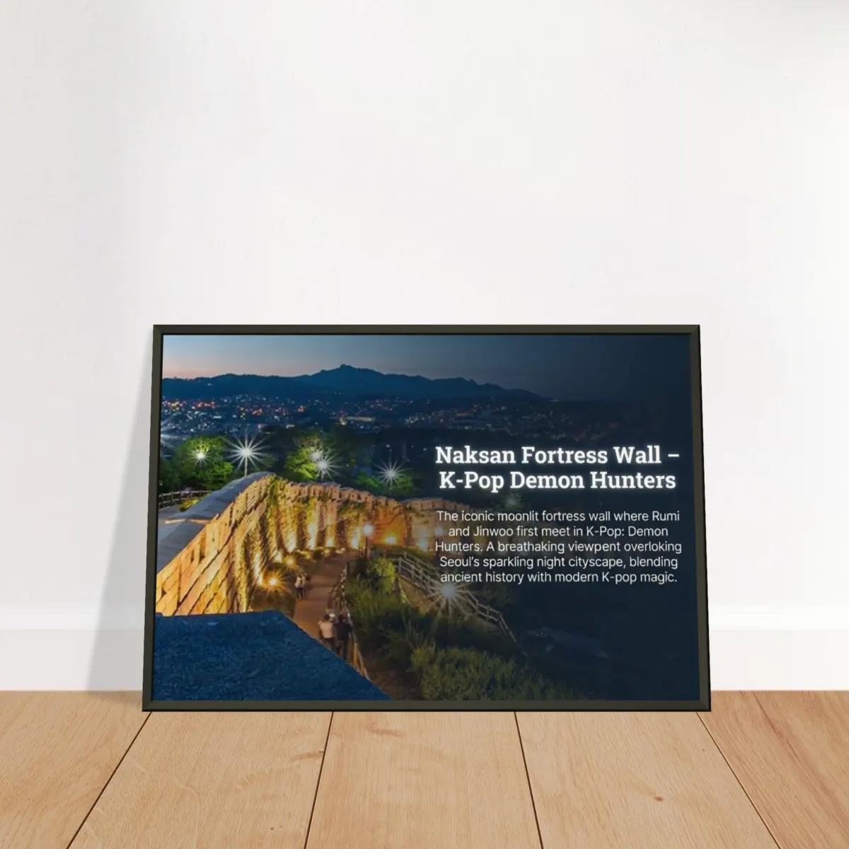 "Naksan Fortess Wall" Museum-Quality Matte Paper Metal Framed Poster 40x60 cm / 16x24″