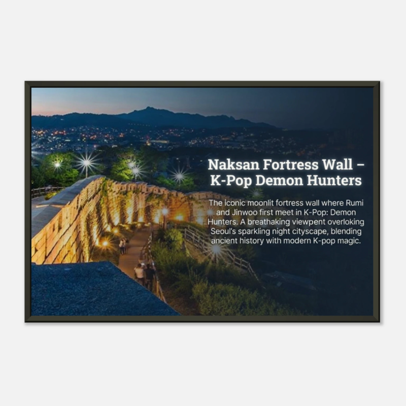 Alternative view of "Naksan Fortess Wall"  Museum-Quality Matte Paper Metal Framed Poster 40x60 cm / 16x24″