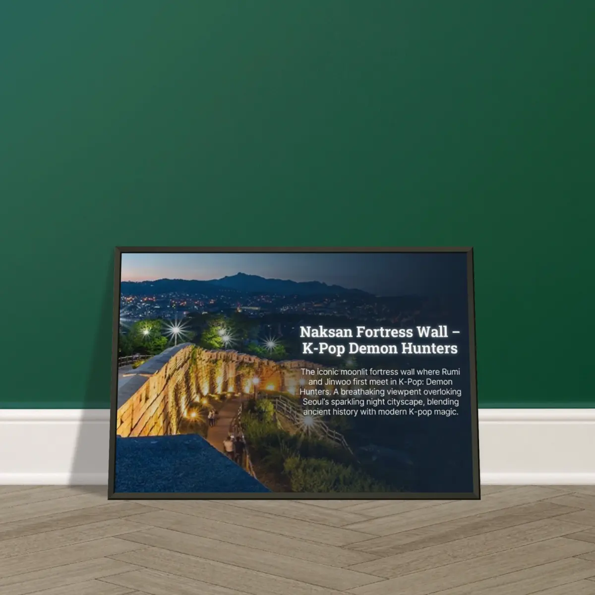 "Naksan Fortess Wall" Museum-Quality Matte Paper Metal Framed Poster 40x60 cm / 16x24″
