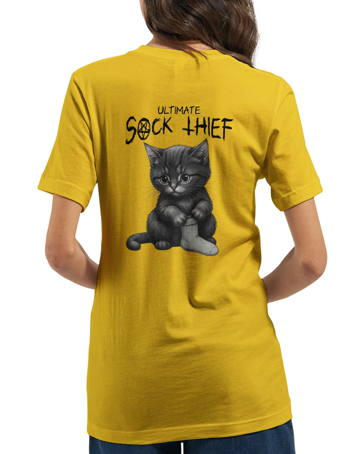 "Ultimate sock thief" Premium Unisex Crewneck T-shirt | Bella + Canvas 3001