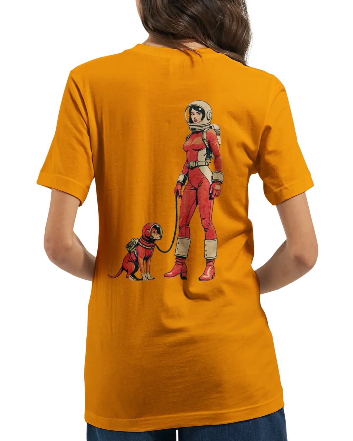 "Cosmic Companions" Premium Unisex Crewneck T-shirt | Bella + Canvas 3001