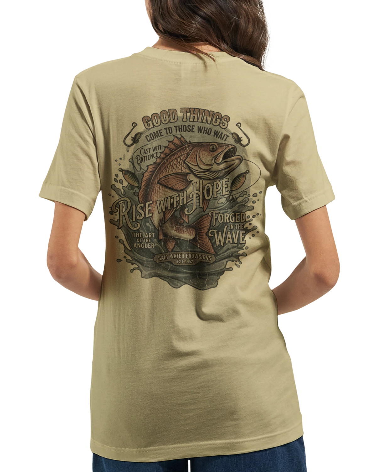 "Rise with hope" Premium Unisex Crewneck T-shirt | Bella + Canvas 3001