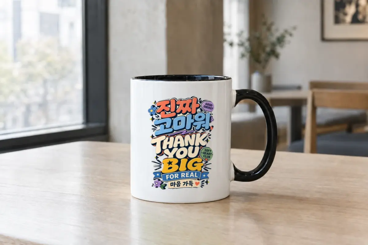 "Good Energy Thanks" 11oz Ceramic Mug