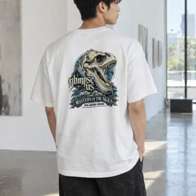 "Masters Of The Ages" Heavyweight Unisex Crewneck T-shirt | Gildan 5000