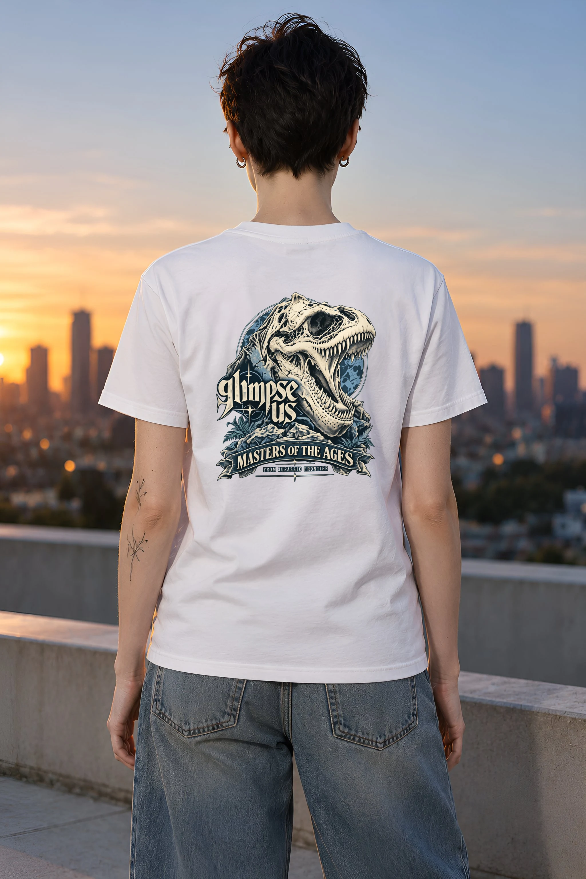 "Masters Of The Ages" Heavyweight Unisex Crewneck T-shirt