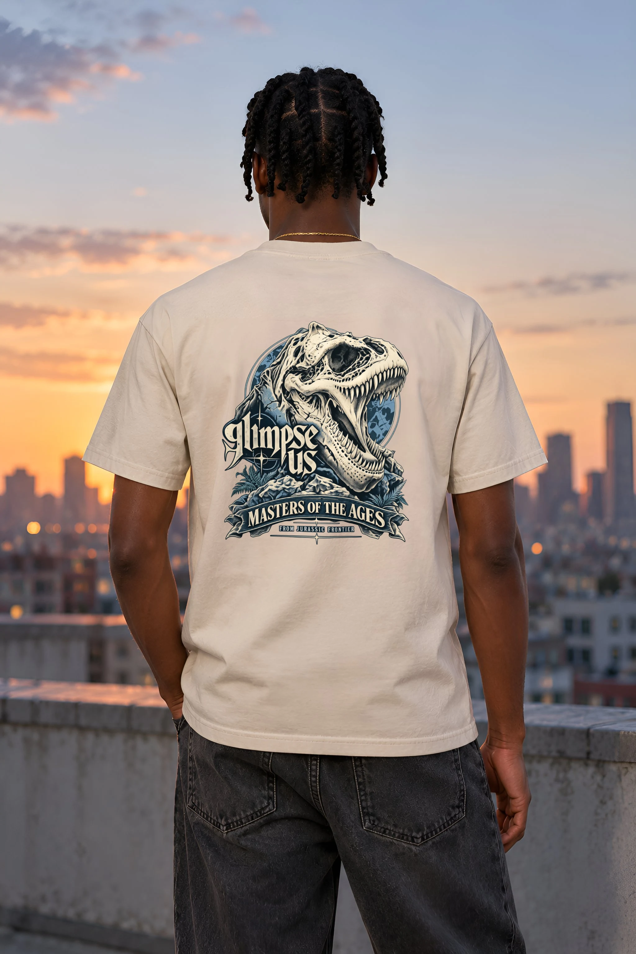 "Masters Of The Ages" Heavyweight Unisex Crewneck T-shirt