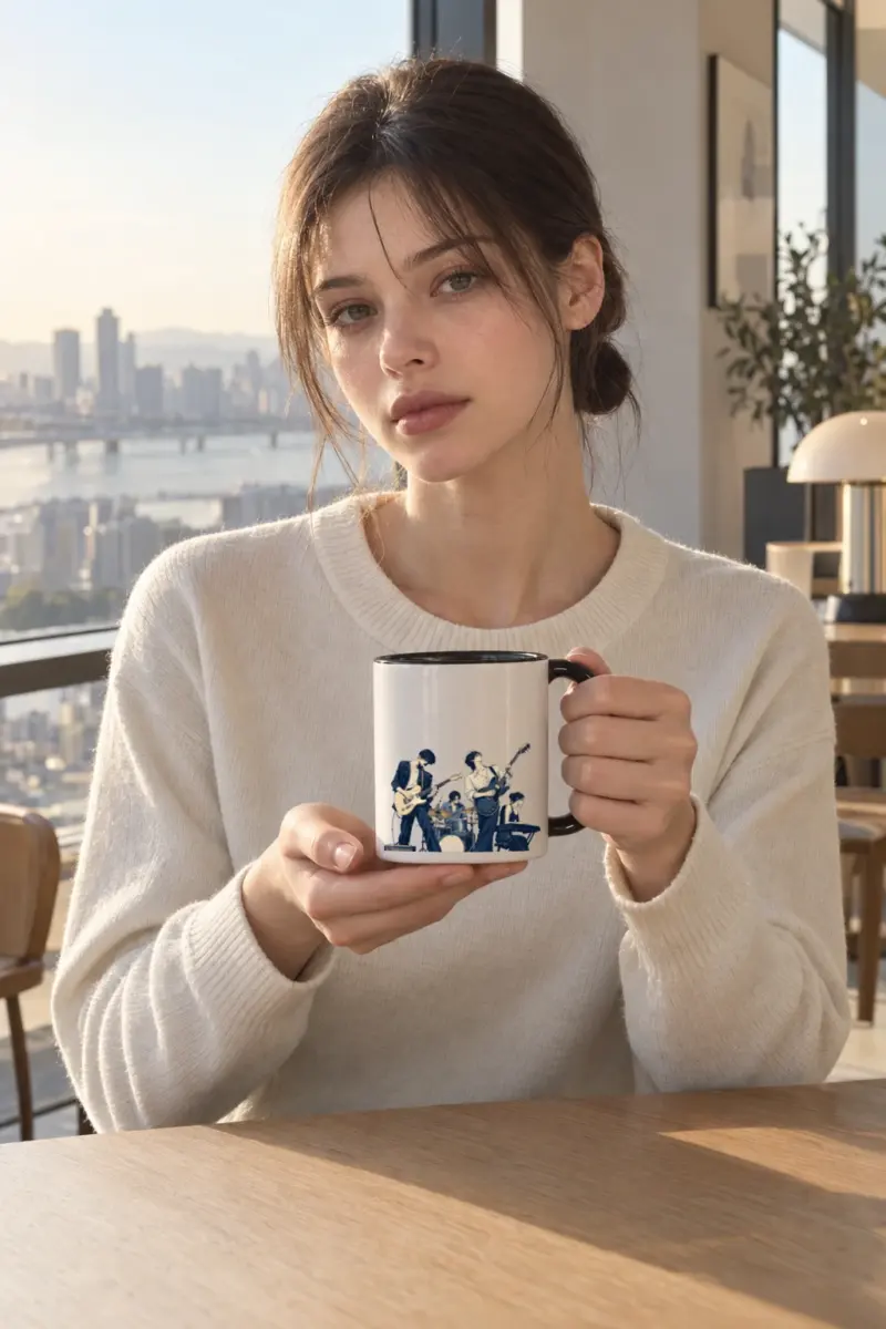 "Midnight Blue Quartet" 11oz Ceramic Mug