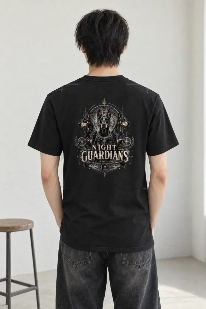 "Night guardians" Heavyweight Unisex Crewneck T-shirt
