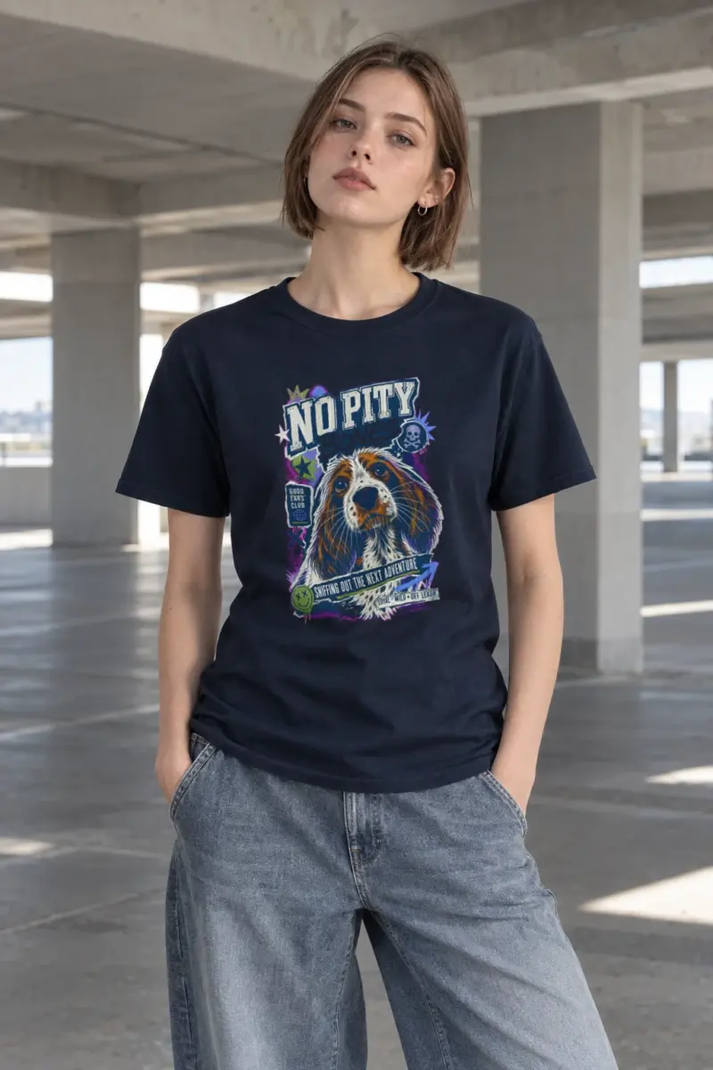 "No pity bones" Heavyweight Unisex Crewneck T-shirt