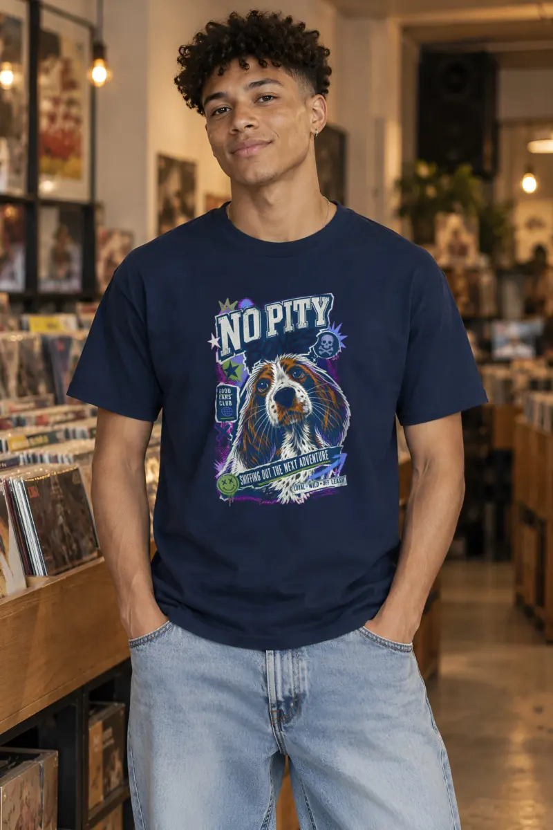 "No pity bones" Heavyweight Unisex Crewneck T-shirt