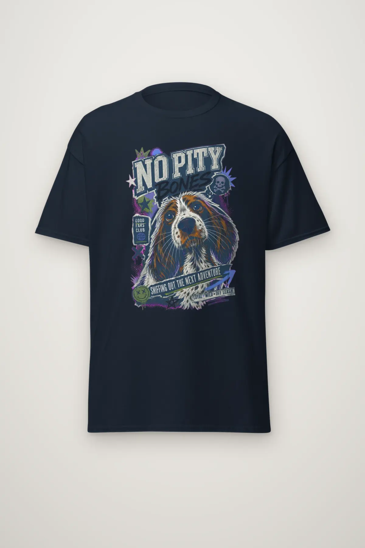 "No pity bones" Heavyweight Unisex Crewneck T-shirt