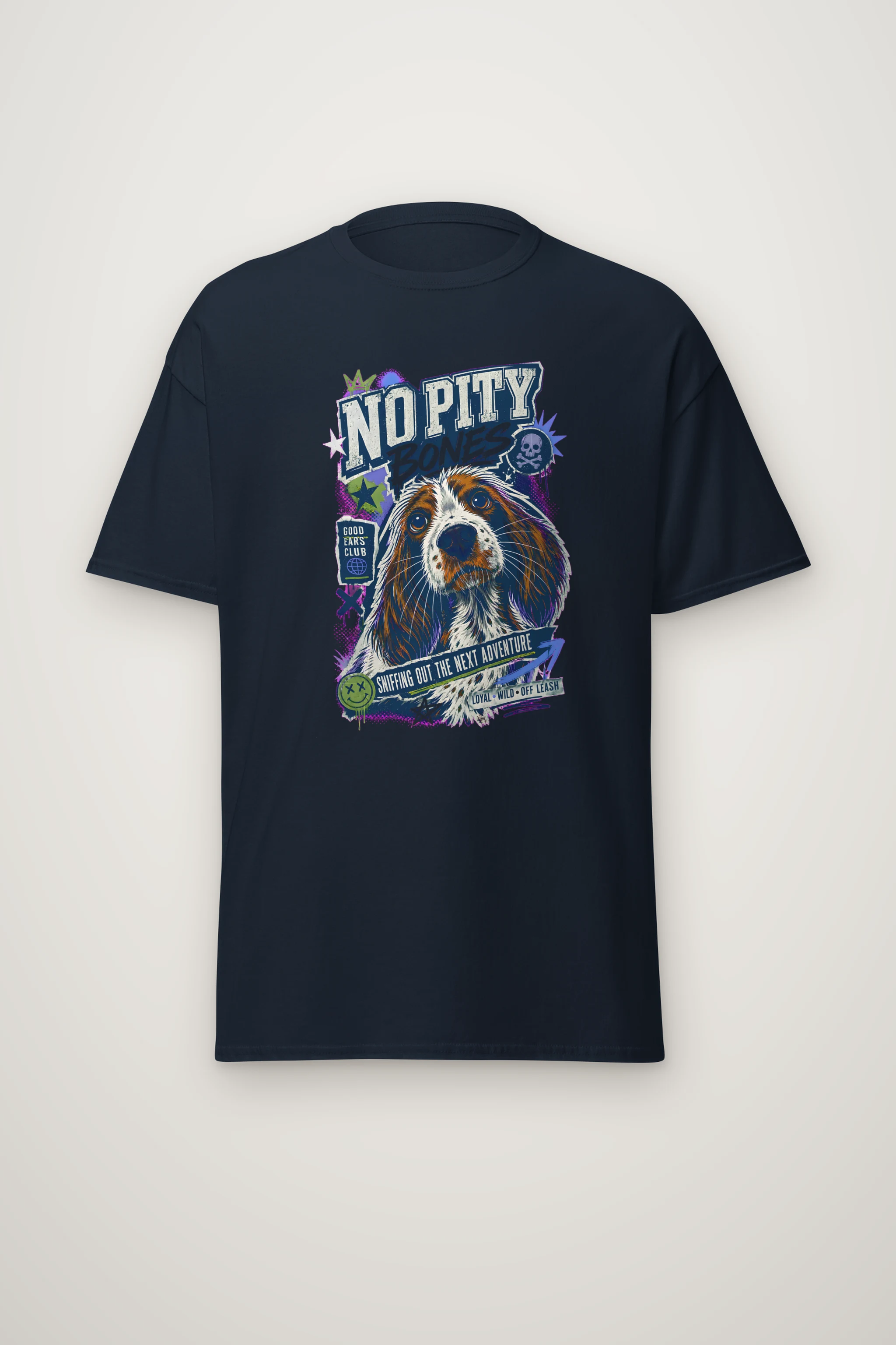 "No pity bones" Heavyweight Unisex Crewneck T-shirt