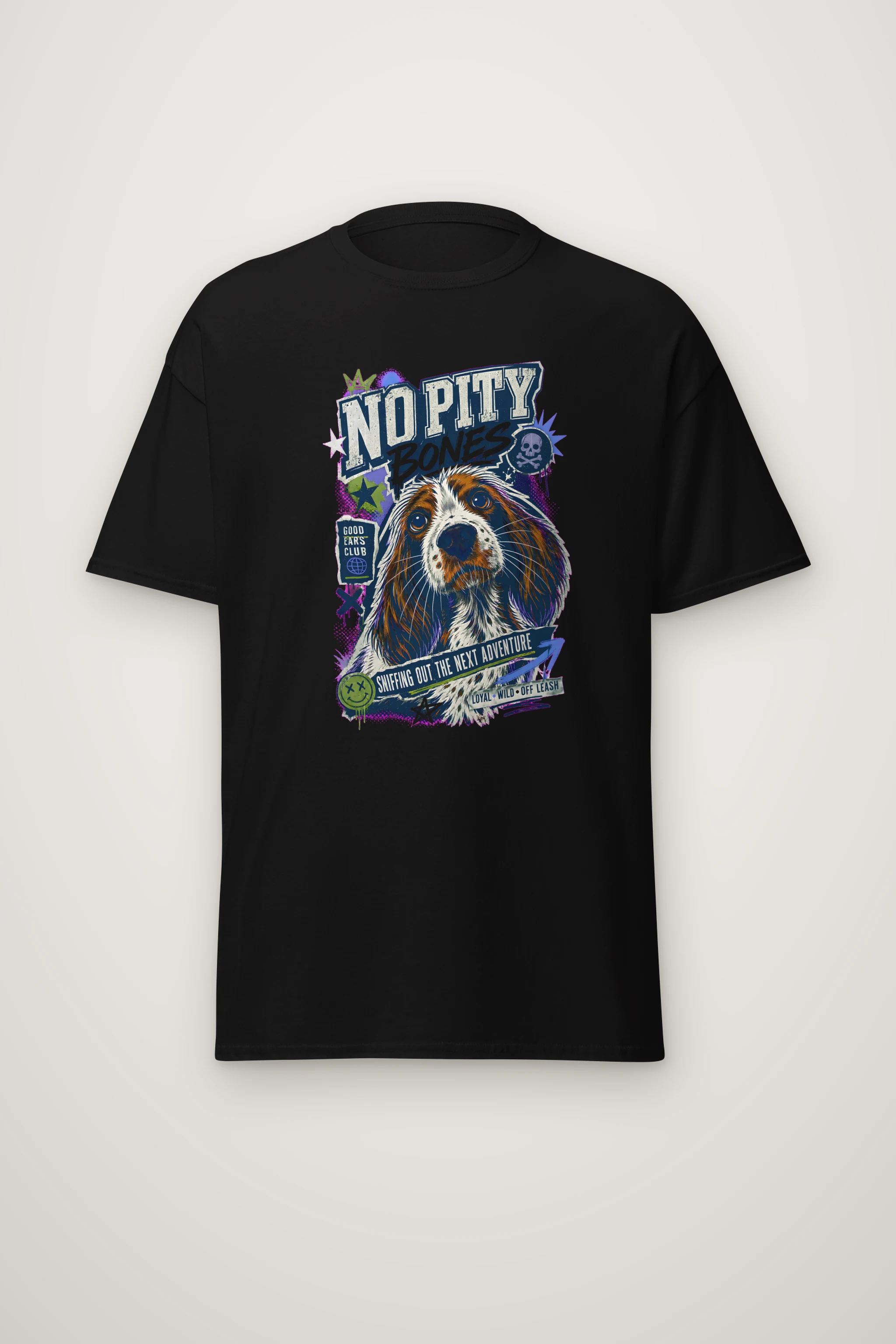 "No pity bones" Heavyweight Unisex Crewneck T-shirt