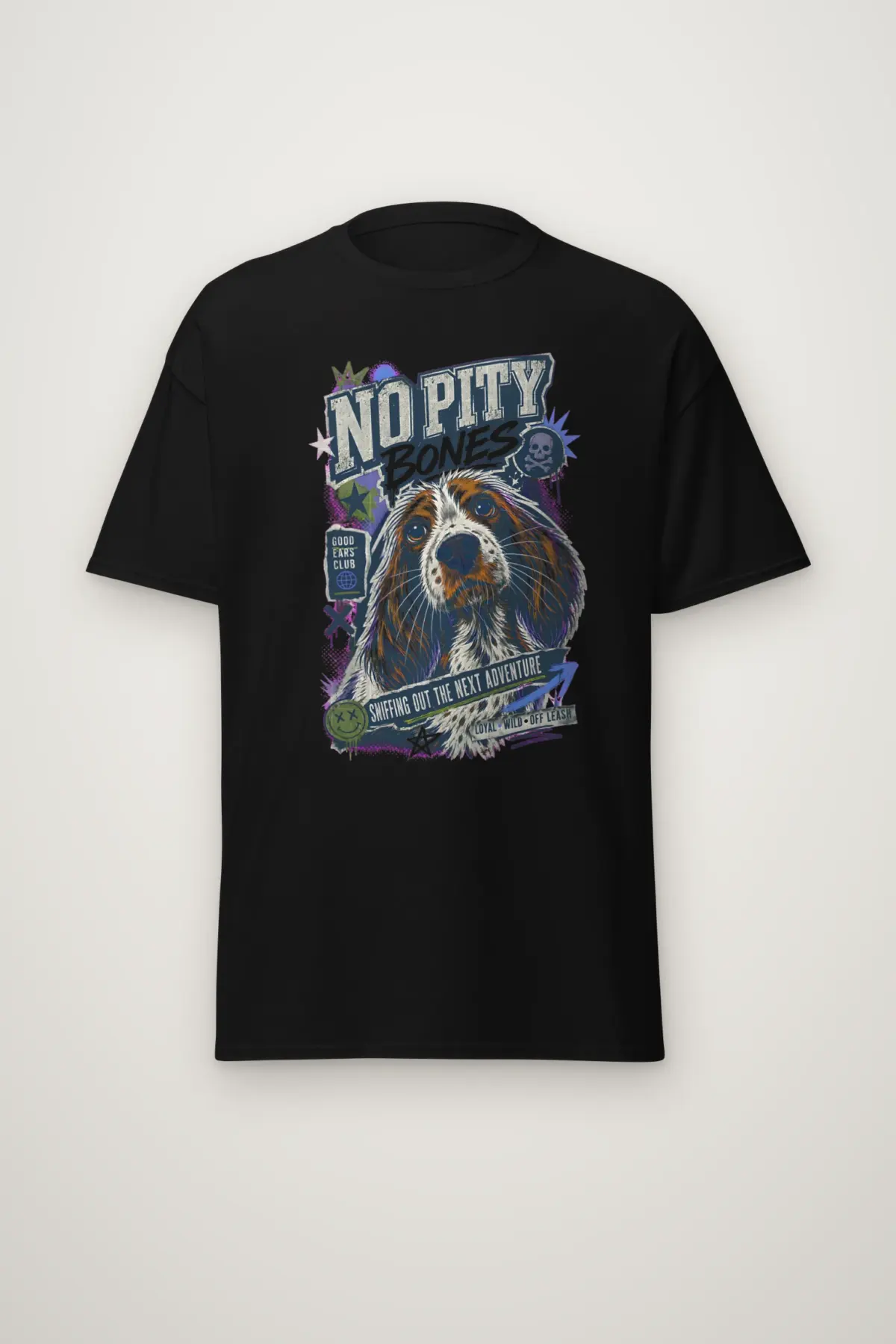 "No pity bones" Heavyweight Unisex Crewneck T-shirt