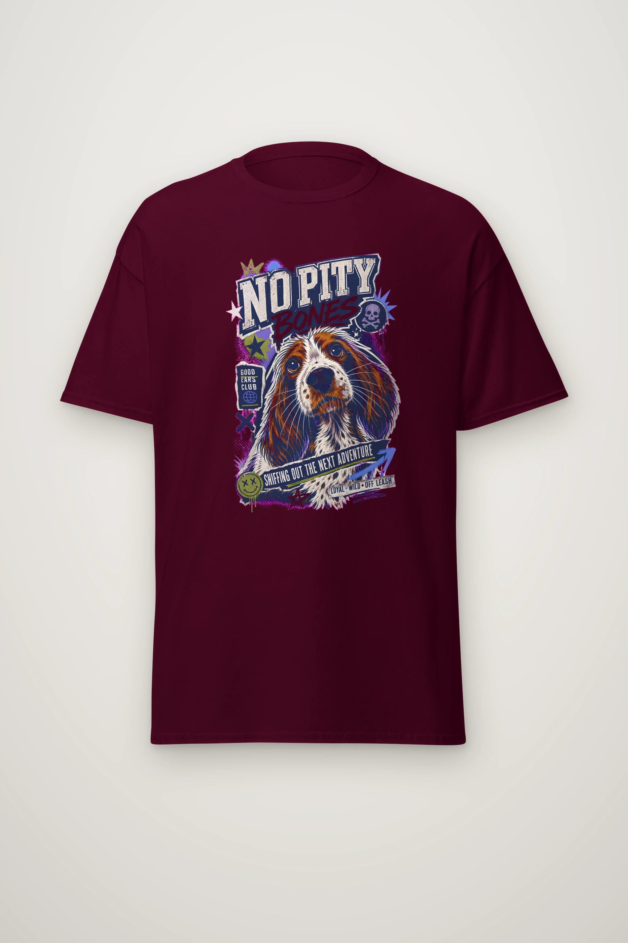 "No pity bones" Heavyweight Unisex Crewneck T-shirt