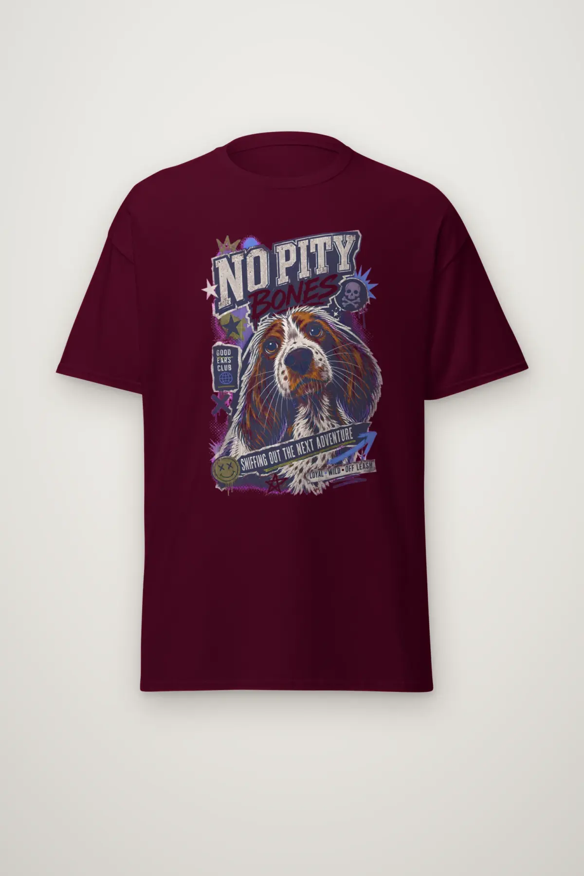 "No pity bones" Heavyweight Unisex Crewneck T-shirt