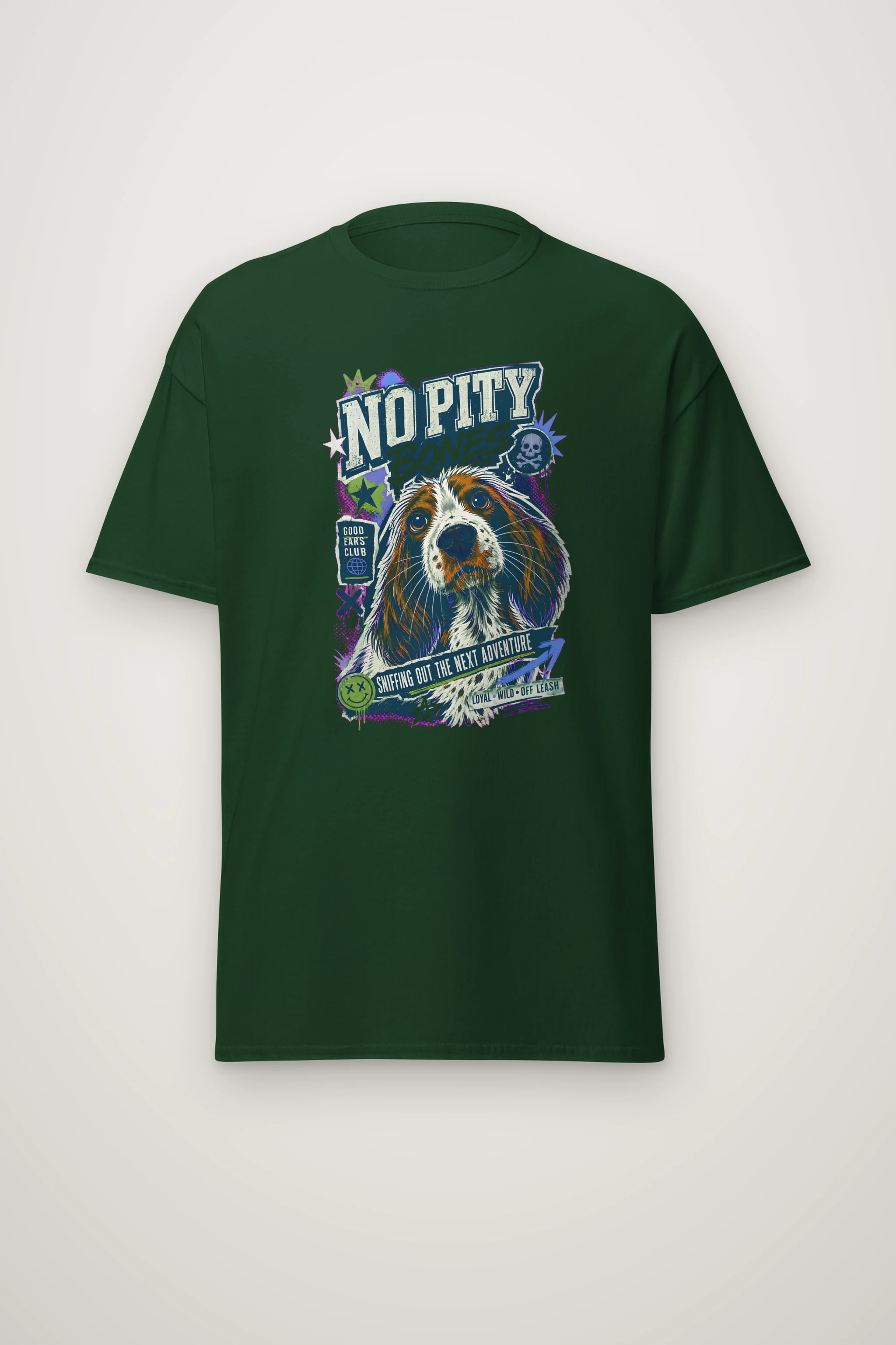 "No pity bones" Heavyweight Unisex Crewneck T-shirt