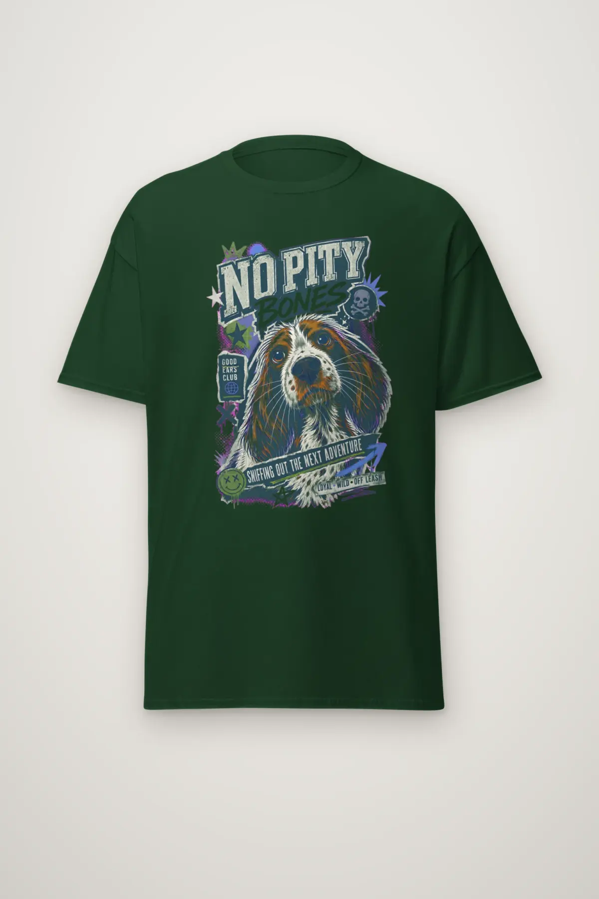 "No pity bones" Heavyweight Unisex Crewneck T-shirt