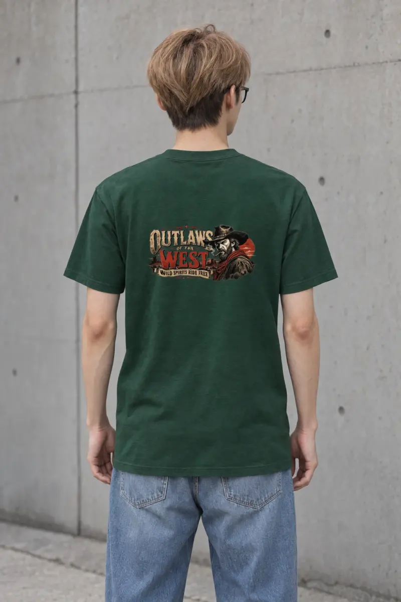 "Outlaws Of The West" Heavyweight Unisex Crewneck T-shirt