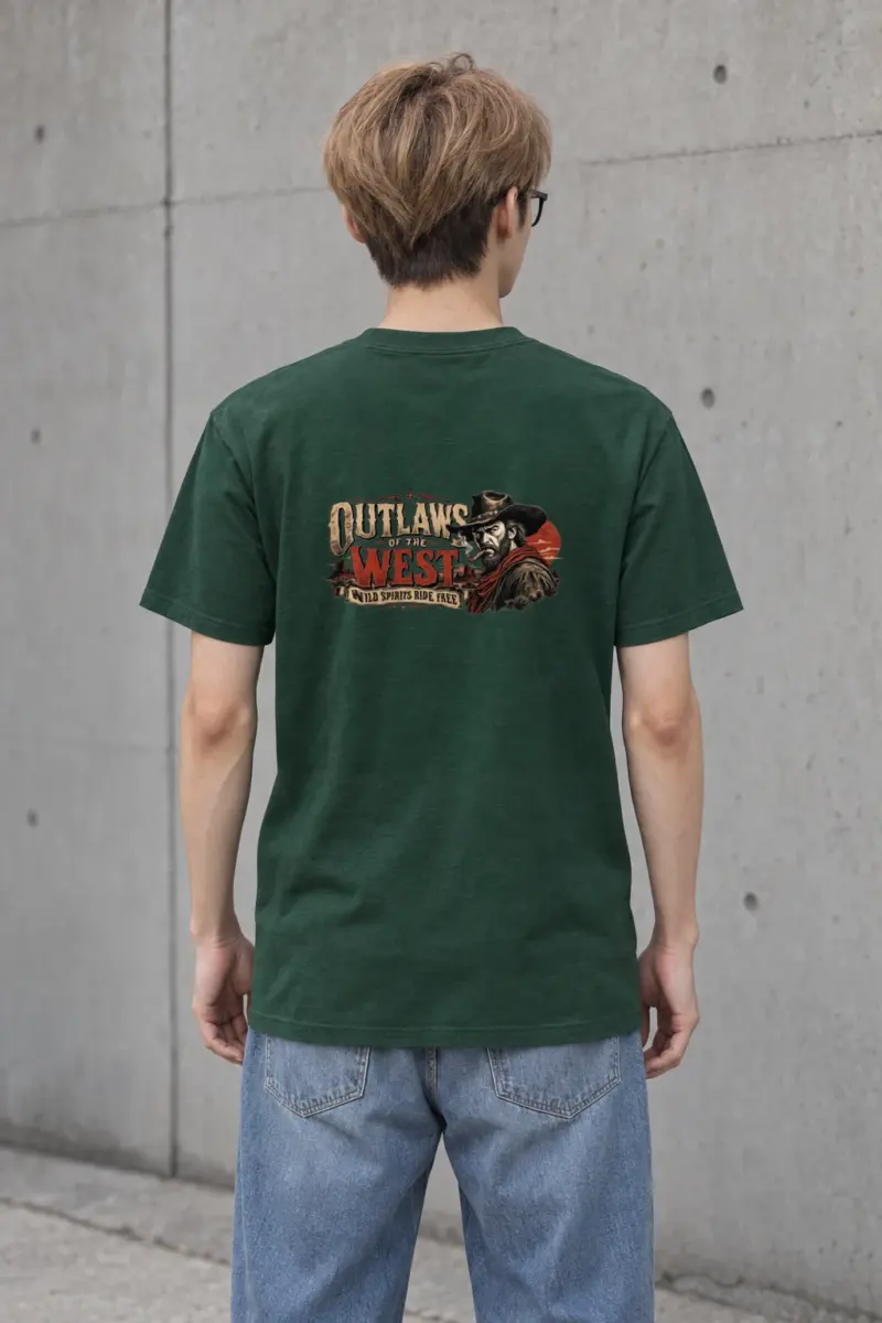 "Outlaws Of The West" Heavyweight Unisex Crewneck T-shirt