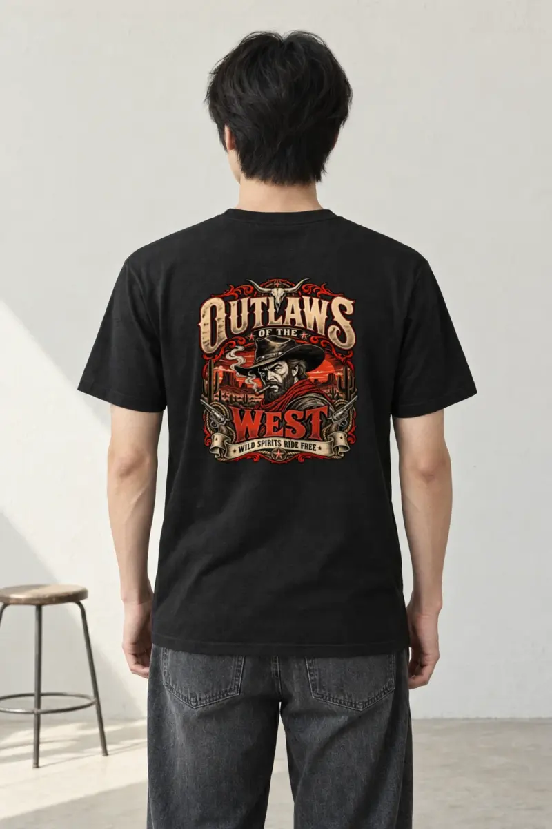 "Wild Spirits Ride Free" Heavyweight Unisex Crewneck T-shirt